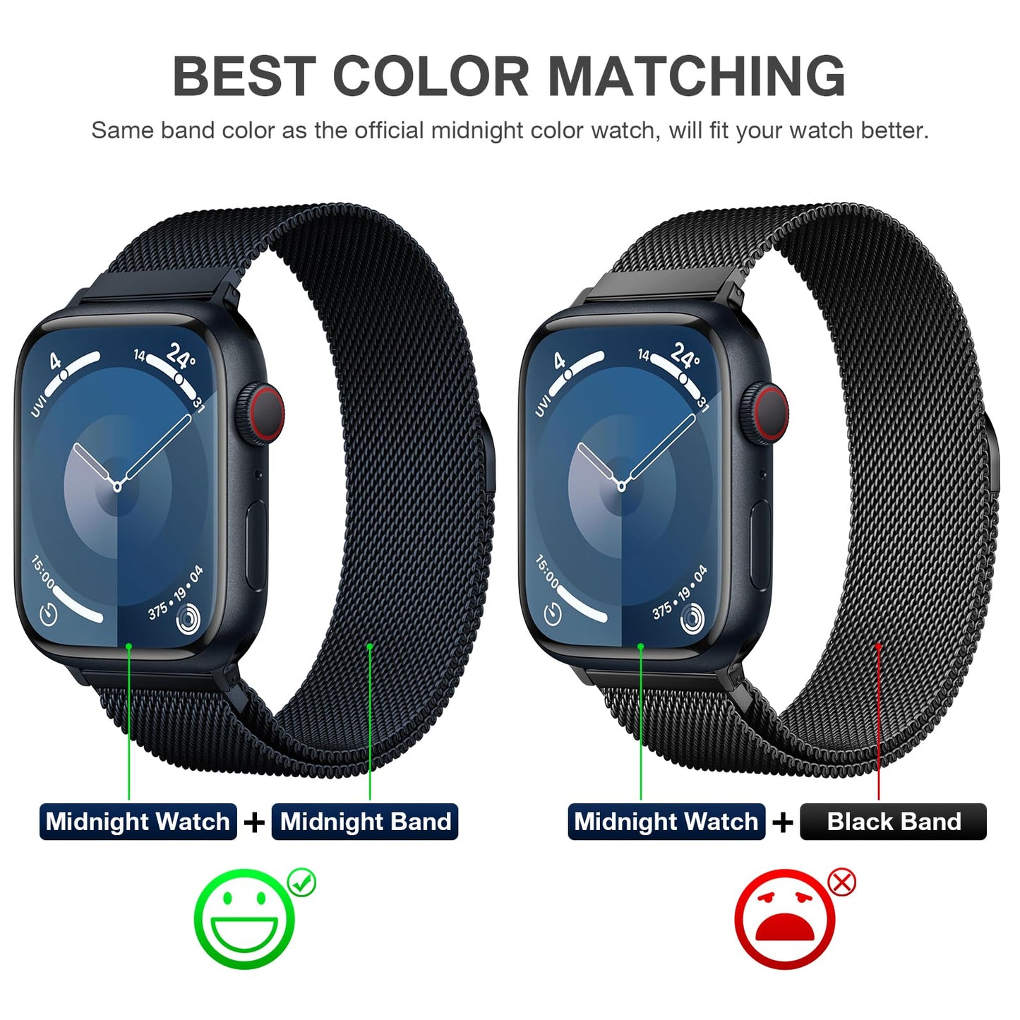 Stainless Steel Milanese Loop Compatible with Apple Watch Bands 46mm 44mm 45mm 49mm men and women, Magnetic Clasp Replacement for iWatch Ultra Series 11 10 9 8 7 SE 6 5 4 3 2 1