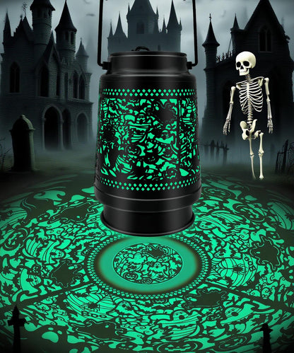 Halloween Decor Outdoor Solar Lanterns Waterproof Halloween Decorations Scary Ghost with Pumpkin Spooky Lights for Garden, Patio, Yard, Lawn Porch Hanging Solar Lights Unique Gifts for Women