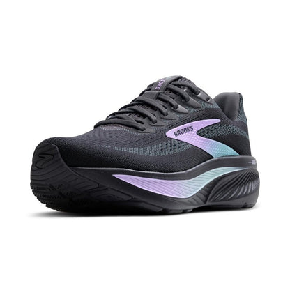 Brooks Women’s Ghost 17 Neutral Running Shoe - Grey/Clearwater/Purple - 8.5 Medium