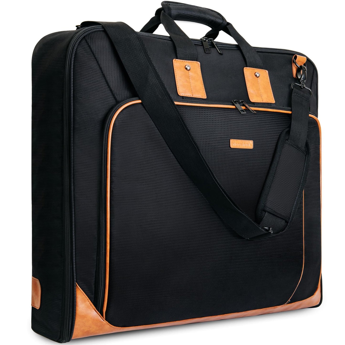 Noozion Garment Bag for Travel, Large Carry On Suit Bag for Business Up to 3 Suits, Wrinkle Free Garment Bag for Hanging Clothes with Shoulder Strap, Laptop Compartment, and Wet-Dry Pocket