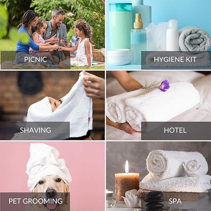 24 Pcs White 16x27 Inch Cotton Blend Economy Hand Towels Salon/Gym/Hotel Super