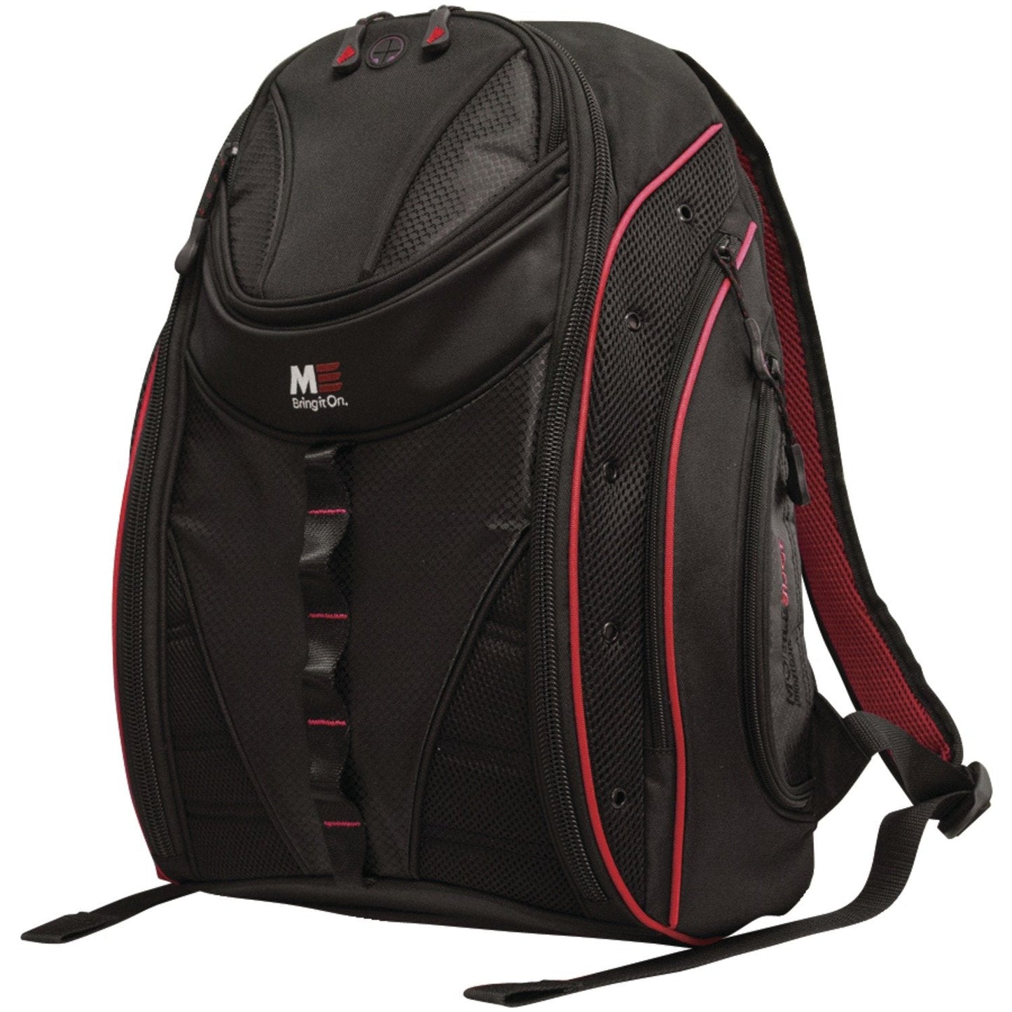 Mobile Edge Express 2.0 Laptop Backpack for Men and Women, Compatible with PC and Mac Laptops 16-17 Inch, Travel Work Business Computer Bag, MEBPE32, Black with Royal Blue Trim