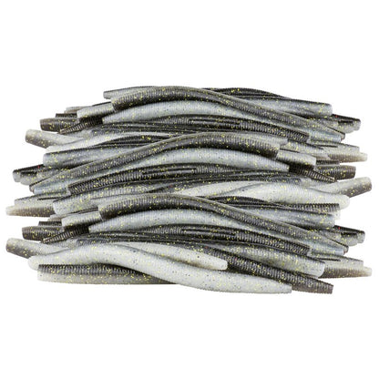 PROBITE Soft Fishing Worm 100PCS, 3/4/5/6" Mega Value Pack Senko Style Soft Lures for Bass, Plastic Worm Stick Baits, Multicolor, Cost-Effective Fishing Gift