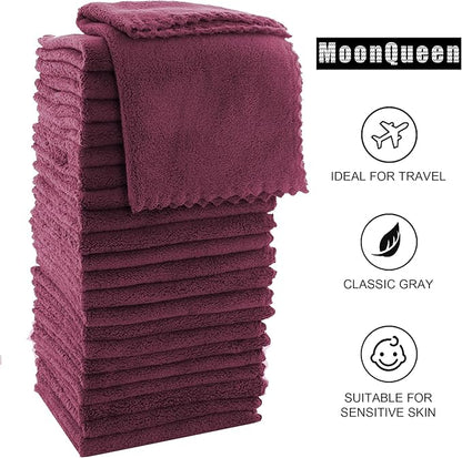 MOONQUEEN Ultra Soft Premium Washcloths Set