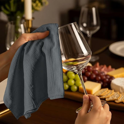 Utopia Kitchen Light Grey Flour Sack Towels 100% Cotton Tea Towels