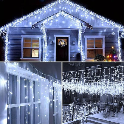 164FT Christmas Lights Outdoor Decorations 1512LED Fairy String Light 12 Lighting Modes with Timer Memory Waterproof Christmas Light for Yard Roof Party Holiday Wedding Garden Decor
