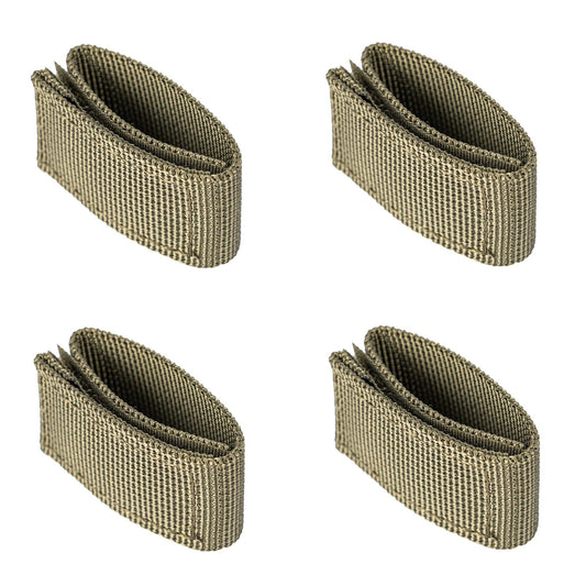 TACNEX Duty Belt Keepers w/Hook & Loop Closure for 2"-2.25" Wide Utility Belt Loop Stays Nylon Tactical Strap Holder Retainer Police Law Enforcement Security Military Accessories RG