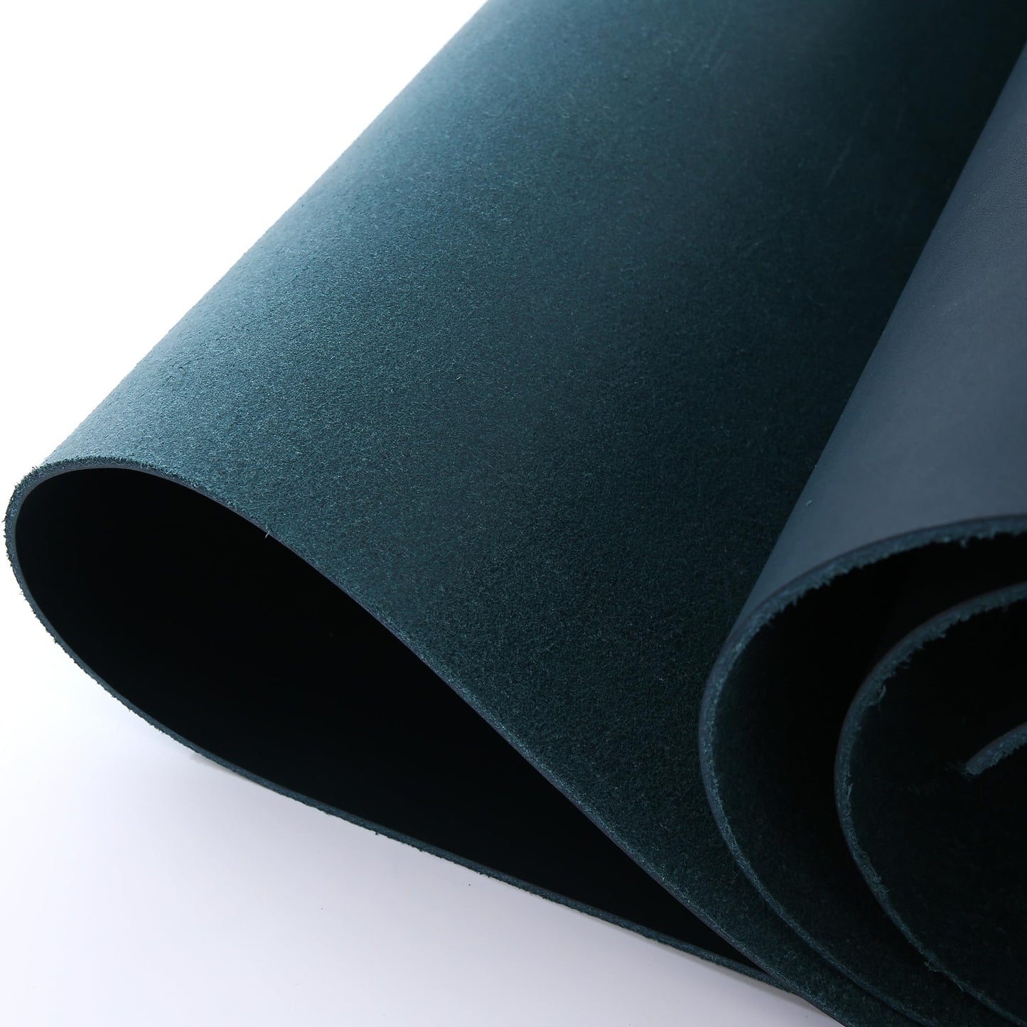 SiiRo SiiRo 17"x70" Vegetable Tanned Leather Sheet, 2.5mm Thick Full Grain Cowhide Leather Roll, Dark Blue Leather for Wallets, Belts, Bags, Straps, DIY Leather Craft