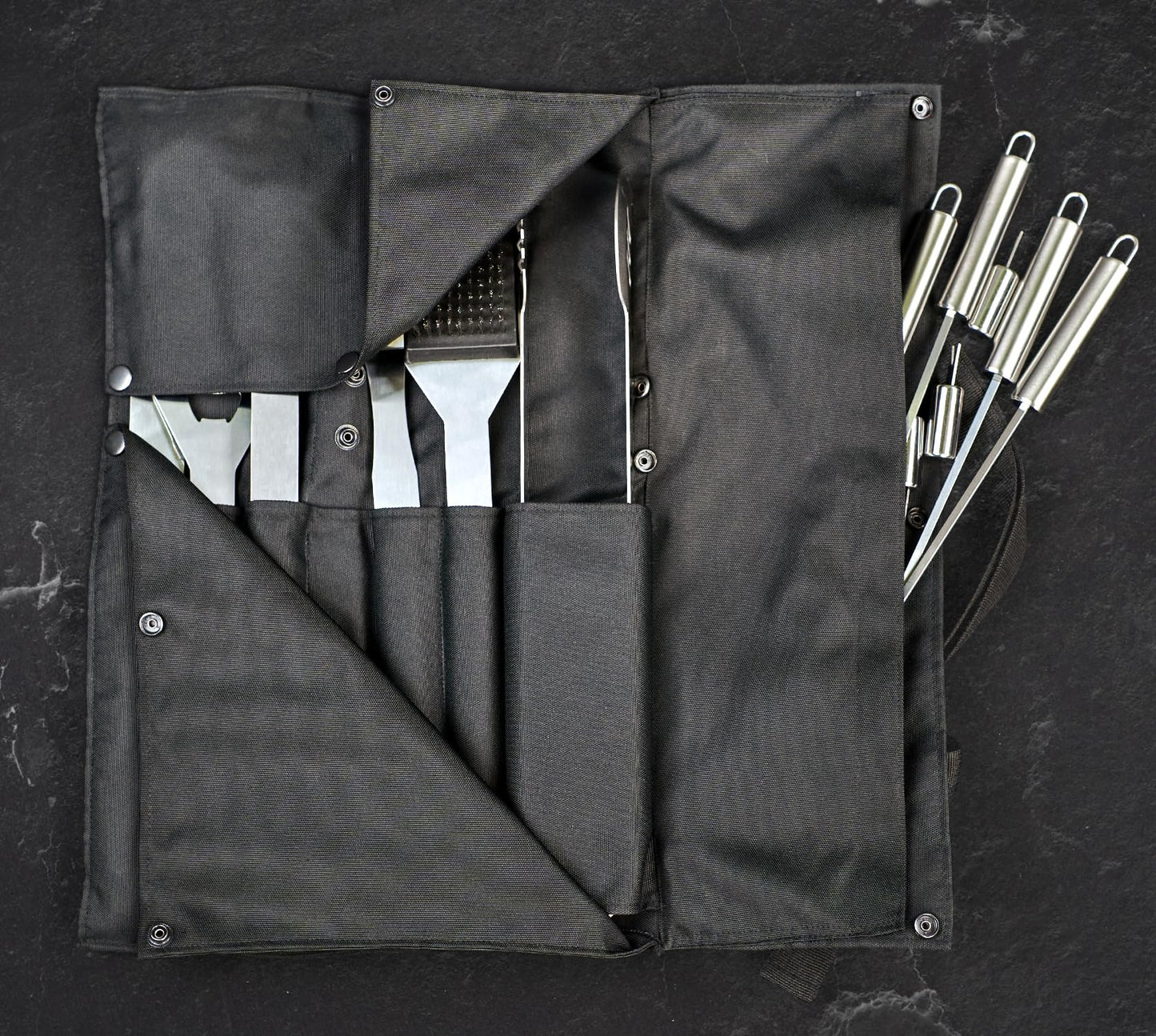 Grill Accessories for Outdoor Grilling - Outdoor Grill Accessories for Barbeque - Premium Grill Tool Sets Grilling Utensils Set - Griddle Accessories Kit - BBQ Gear