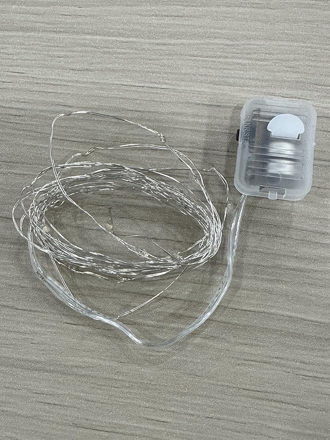 pozzolanas 8 Pack Pink Fairy Lights Battery Operated 3 Modes 7FT 20 LED Waterproof String Lights Twinkle Silver Wire for Mason Jars Wedding Christmas Halloween Party Decor (8, Pink)