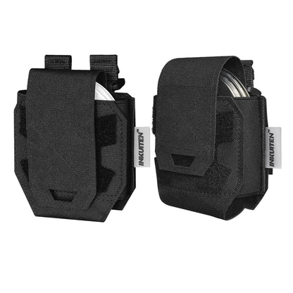 2 Pack MOLLE Handcuff Pouch fits Multiple Cuffs,Handcuff Holster for Duty Belt Tactical Vest Law Enforcement Security Officer Accessories Quick Release