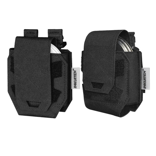 2 Pack MOLLE Handcuff Pouch fits Multiple Cuffs,Handcuff Holster for Duty Belt Tactical Vest Law Enforcement Security Officer Accessories Quick Release
