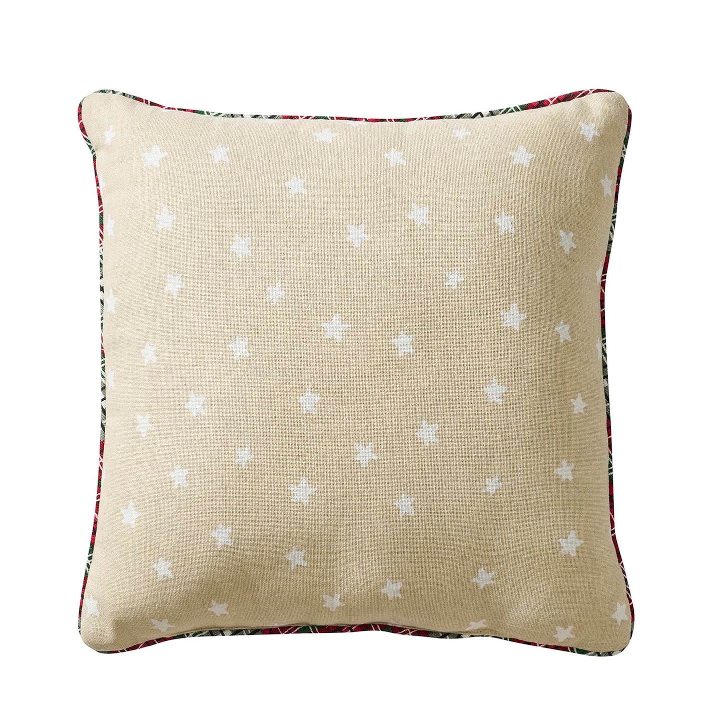 Hallmark - Decorative Throw Pillow for Couch or Bed, Holiday Home Décor, 18" x 18", (Polar Bear, Beige)