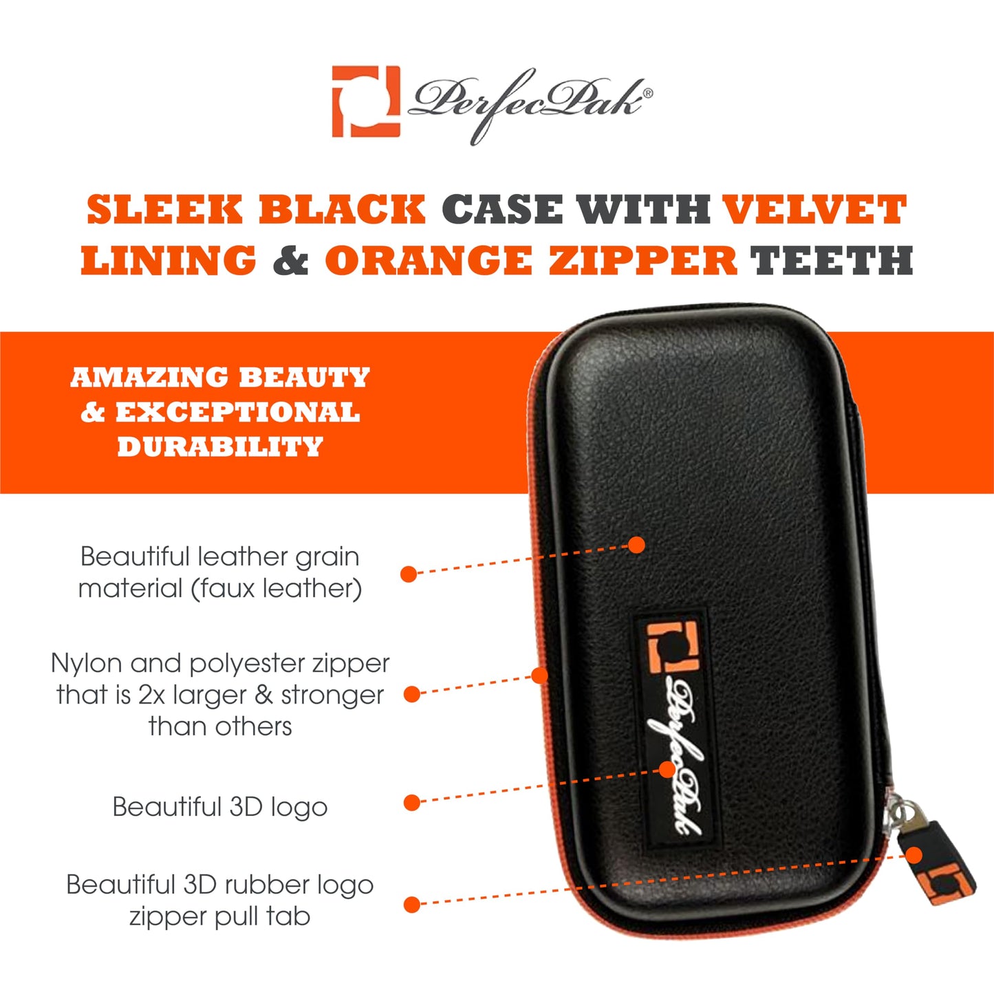 Perfec - PerfecPak Compact Cigar Accessories Case - Travel Case for Cigar Tools