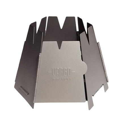Vargo Titanium Hexagon Wood Stove | Collapsible Portable Wood Burning Stove | Ultra Lightweight Compact Wood Stove for Backpackers & Outdoor Explorers T-415