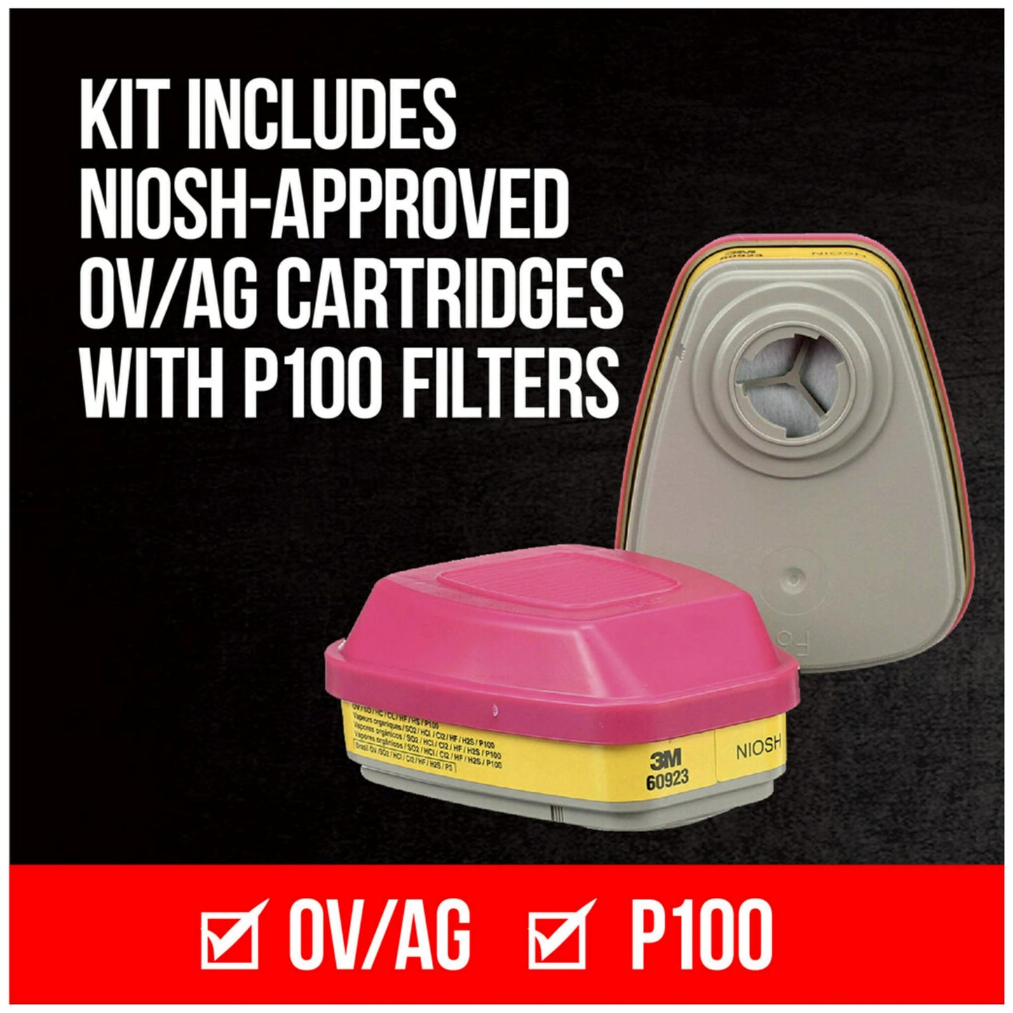 3M Professional Multi-Purpose Drop Down Respirator