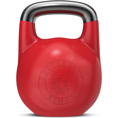 Kettlebell Kings Competition Kettlebells Weight (35mm handle) 8-48 KG | Hand weights Workout Gym Equipment & Strength training sets for Women & Men for Home Gym | Suitable for High Repetition Workouts