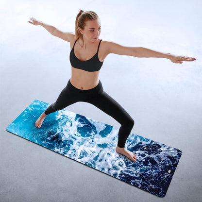 Plyopic. All In One Yoga Mat | Luxury Sweat-Grip Mat/Towel Combo | Ideal for Yoga, Hot Yoga, Bikram, Pilates, Workout & Exercise | Eco-Friendly Natural Rubber