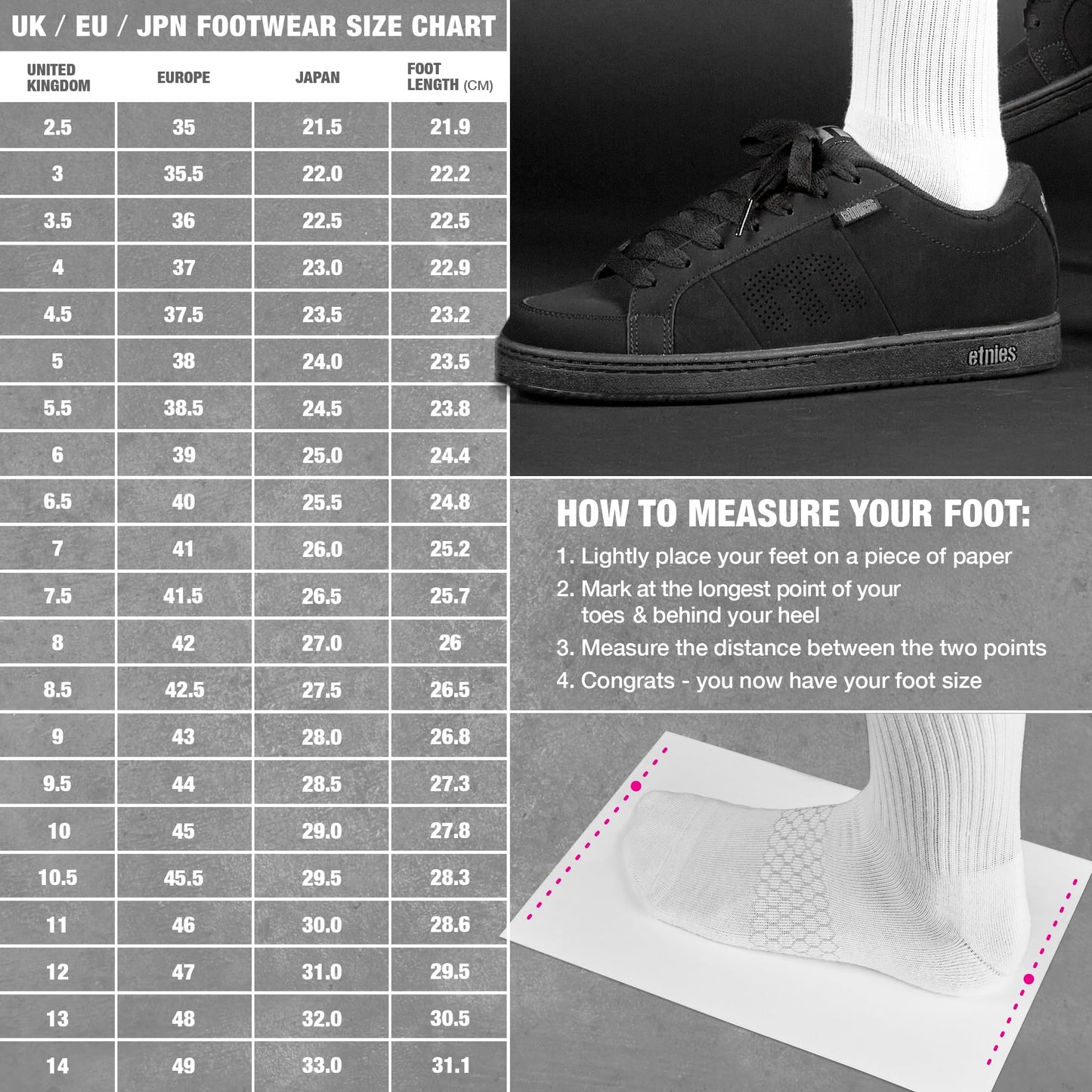 Etnies Kingpin - Classic Skate Heritage Fashion Style with on-Trend Puffy Look, Reinforced Cupsole