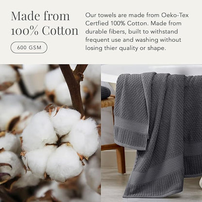 NY Loft 100% Cotton 2 Pack Bath Sheet Towel Set | Extra Large Oversize Bath