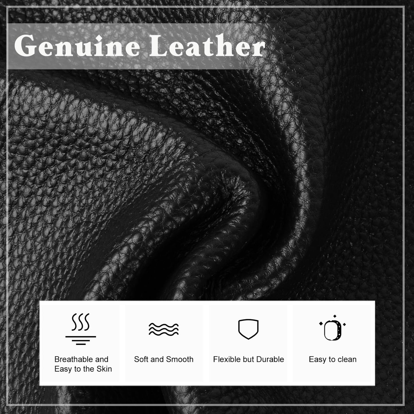 befen Black Genuine Leather Small Crossbody Bags for Women, Womens Cell Phone Purses Cross body Bag Purse with RFID Card Slots for Daily and Travel