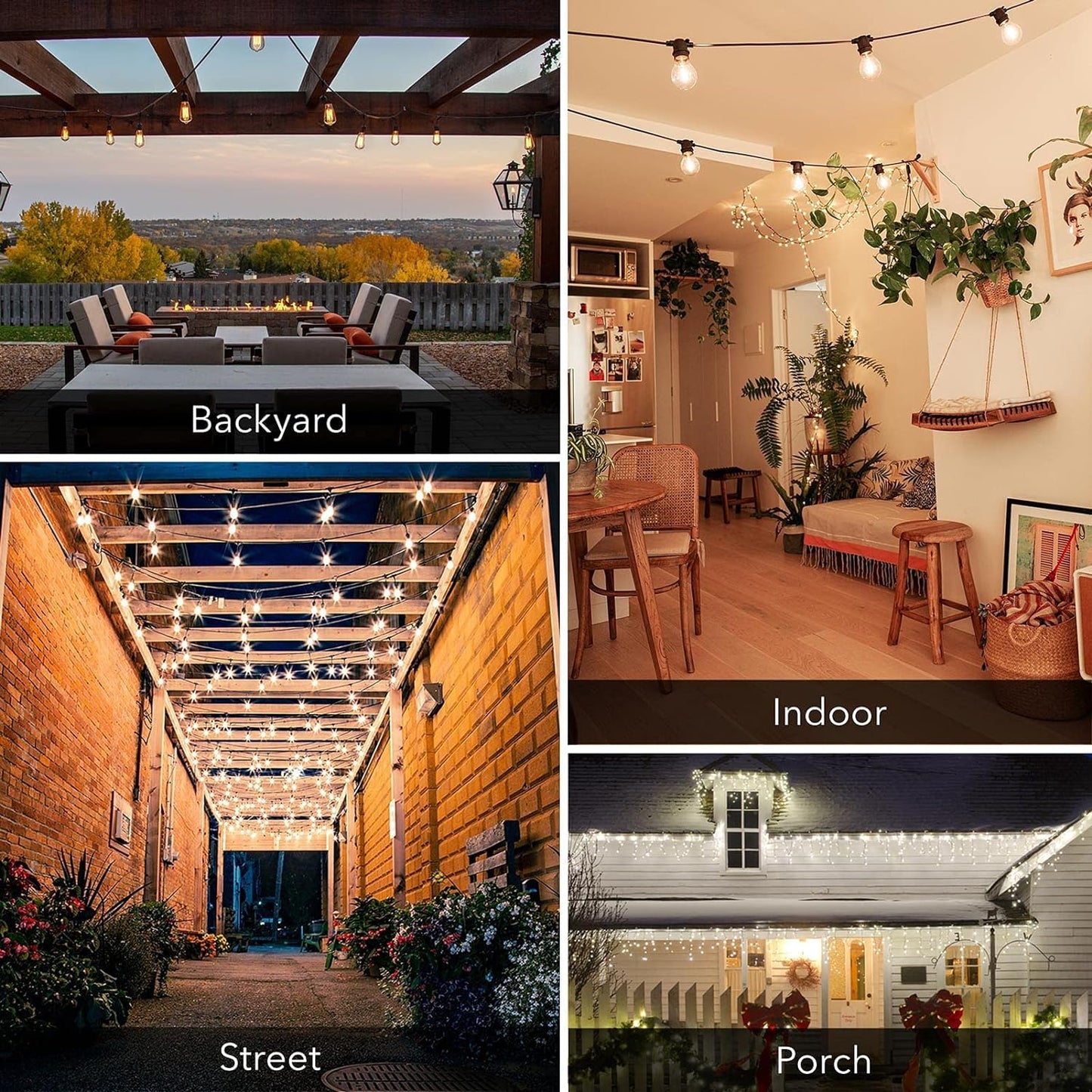 BN-LINK Smart Dimmer Plug, WiFi Outdoor Dimmer for String Lights, LED, Filament, Halogen lamp, APP Remote Control and Google Assistant, Alexa Outdoor Smart Plug, Requires 2.4 GHz Wi-Fi, Waterproof