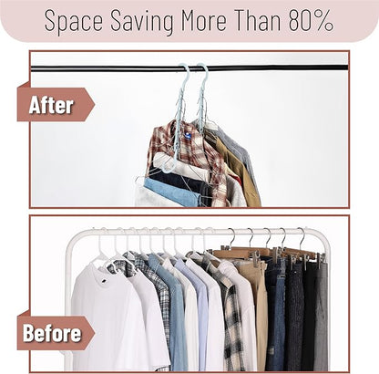 Mr. Pen- Space Saving Hangers for Clothes, Pastel Colors, Plastic Multi Clothes