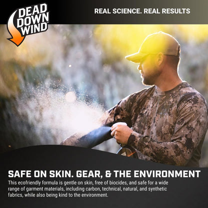 DEAD DOWN WIND Black Premium Field Spray Bottle - Odor Fighting Hunting Scent Control Spray - Safe for Sensitive Skin - Easy to Use for Hunting Gear & Clothing (12 oz)