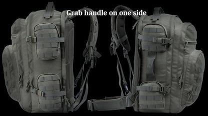 XMILPAX Large Tactical Backpack Bag with Stowable Shoulder Straps for Hiking, Camping, Traveling, Bug-Out 58L