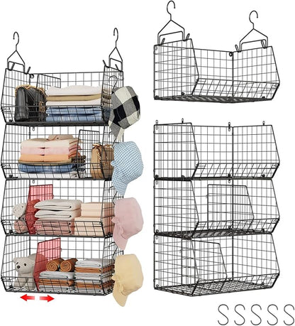 4 Tier Hanging Closet Organizer