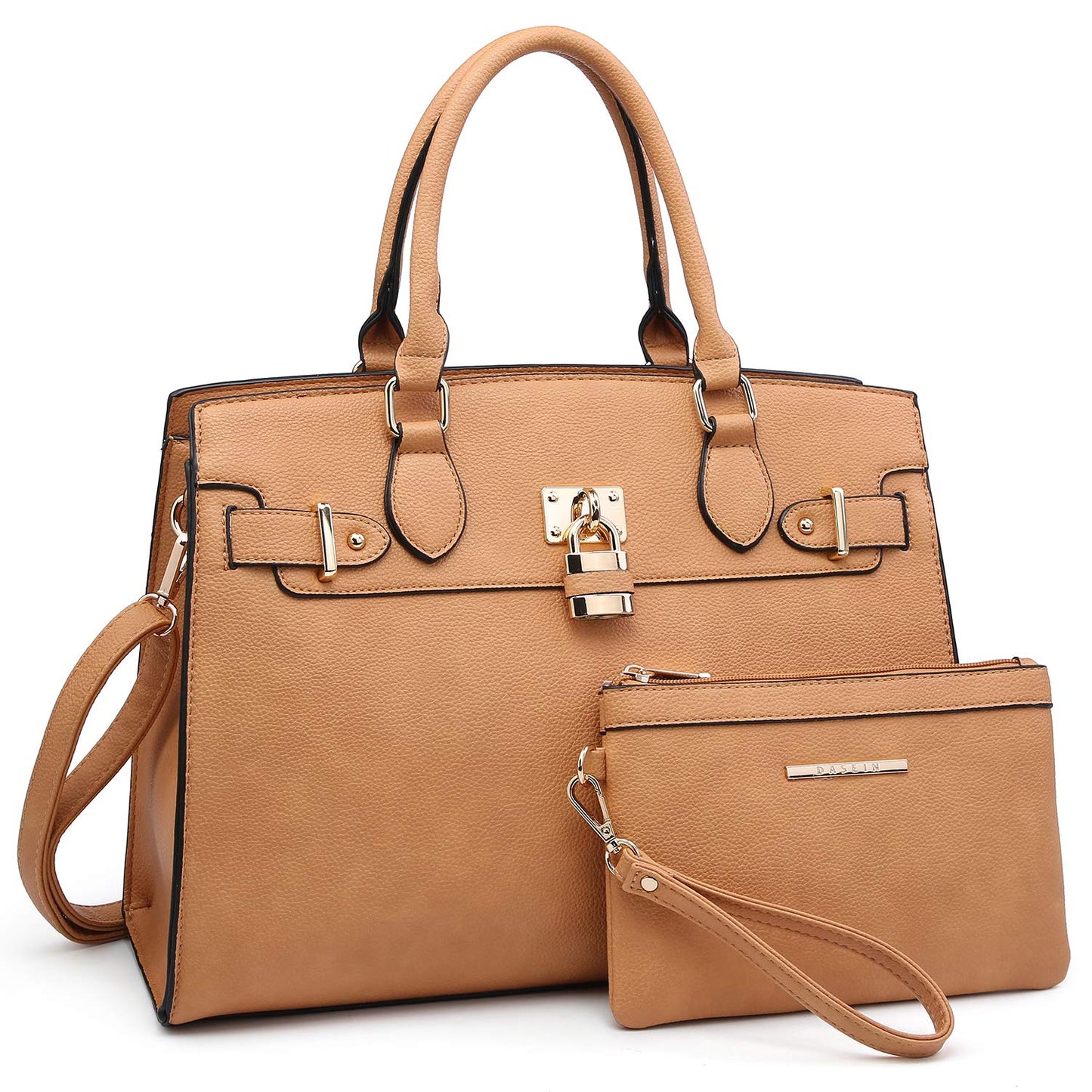 Dasein Women Handbags and Purses Ladies Shoulder Bag Top Handle Satchel Tote Work Bag with Wallet