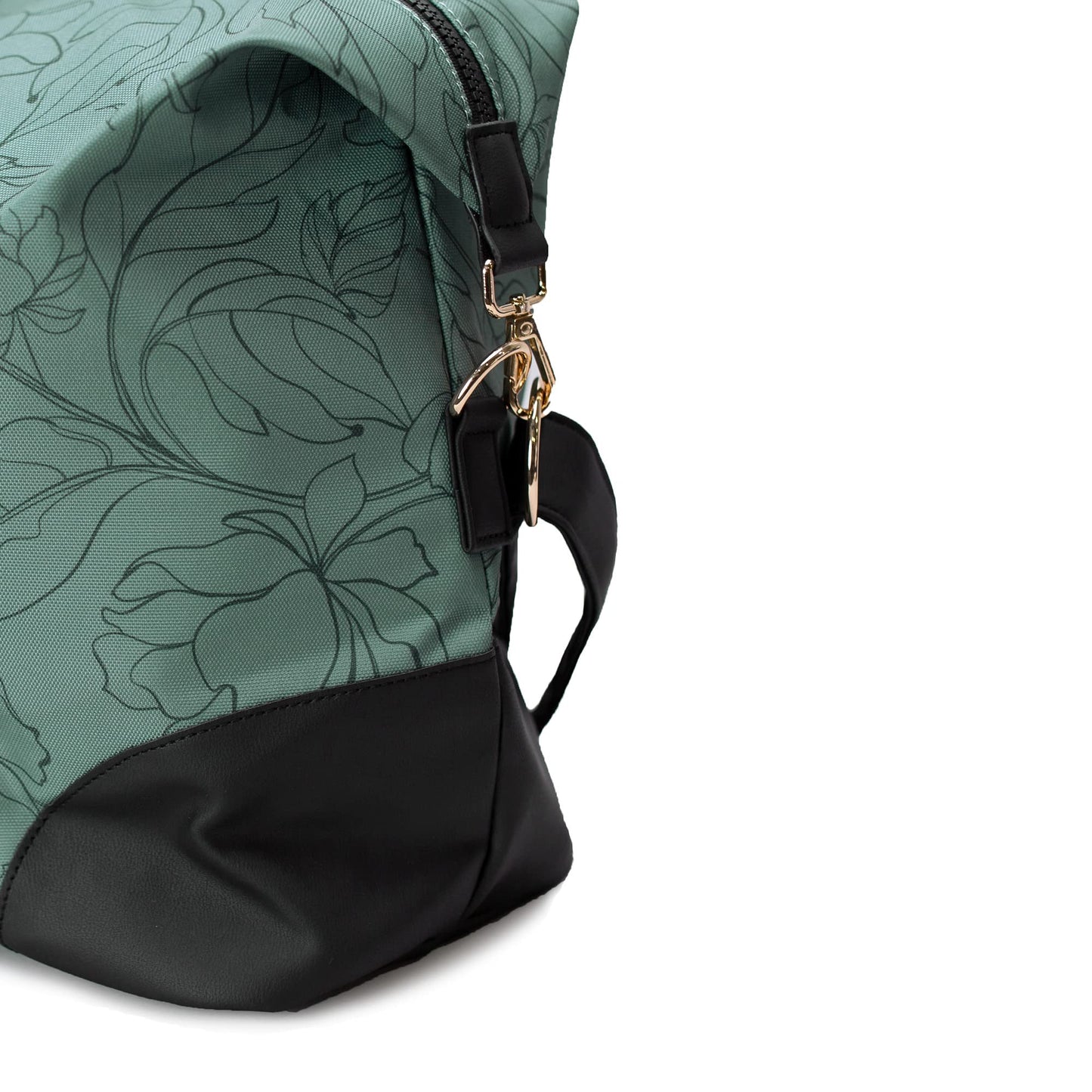 Jadyn Luna Women's Weekender Bag and Travel Duffel, Large 37 Liter Capacity (Sage Flora)