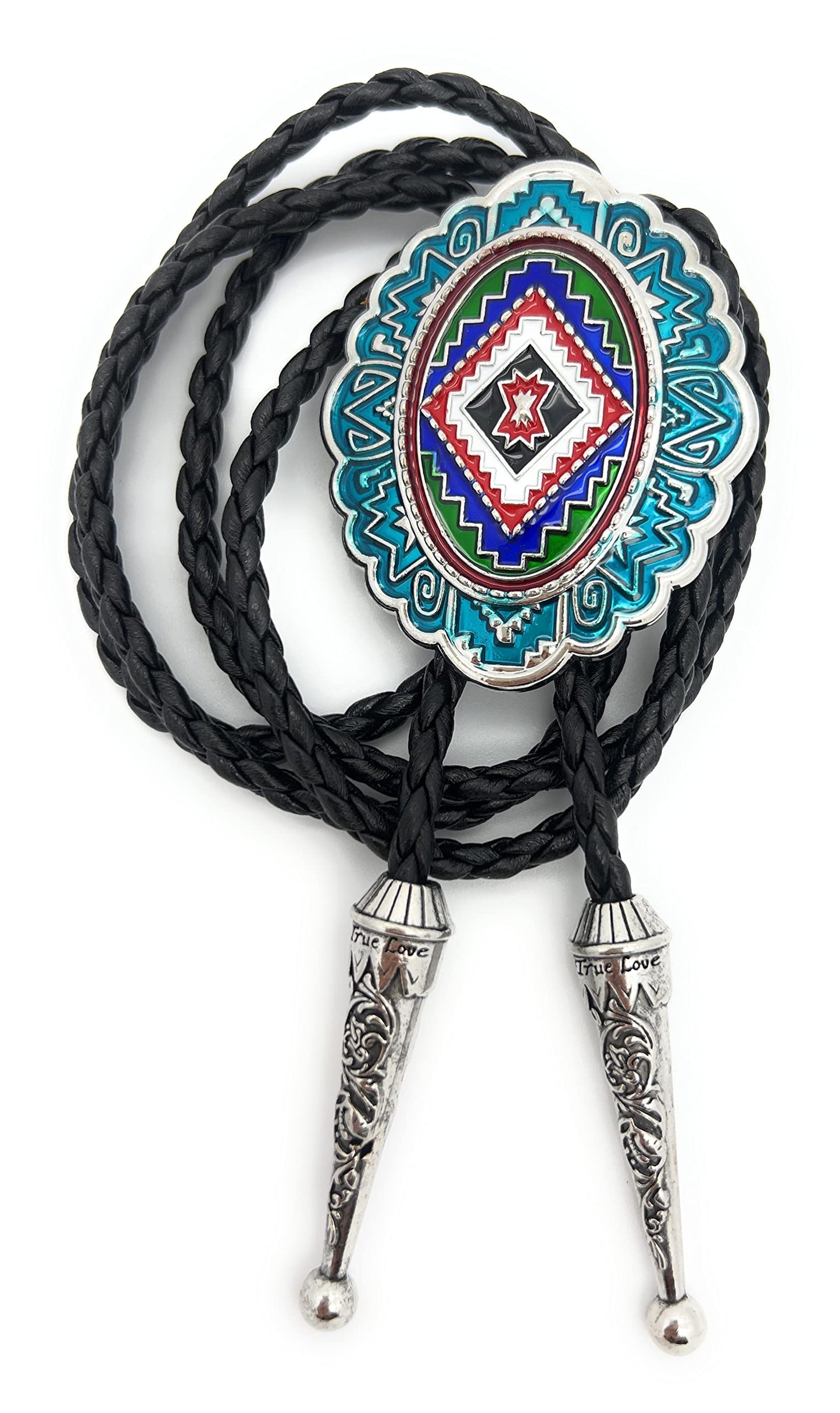 Juyovge Western Bolo Ties Handmade Cowboy Southwest Totem Element Bola Neckties For Men,Women