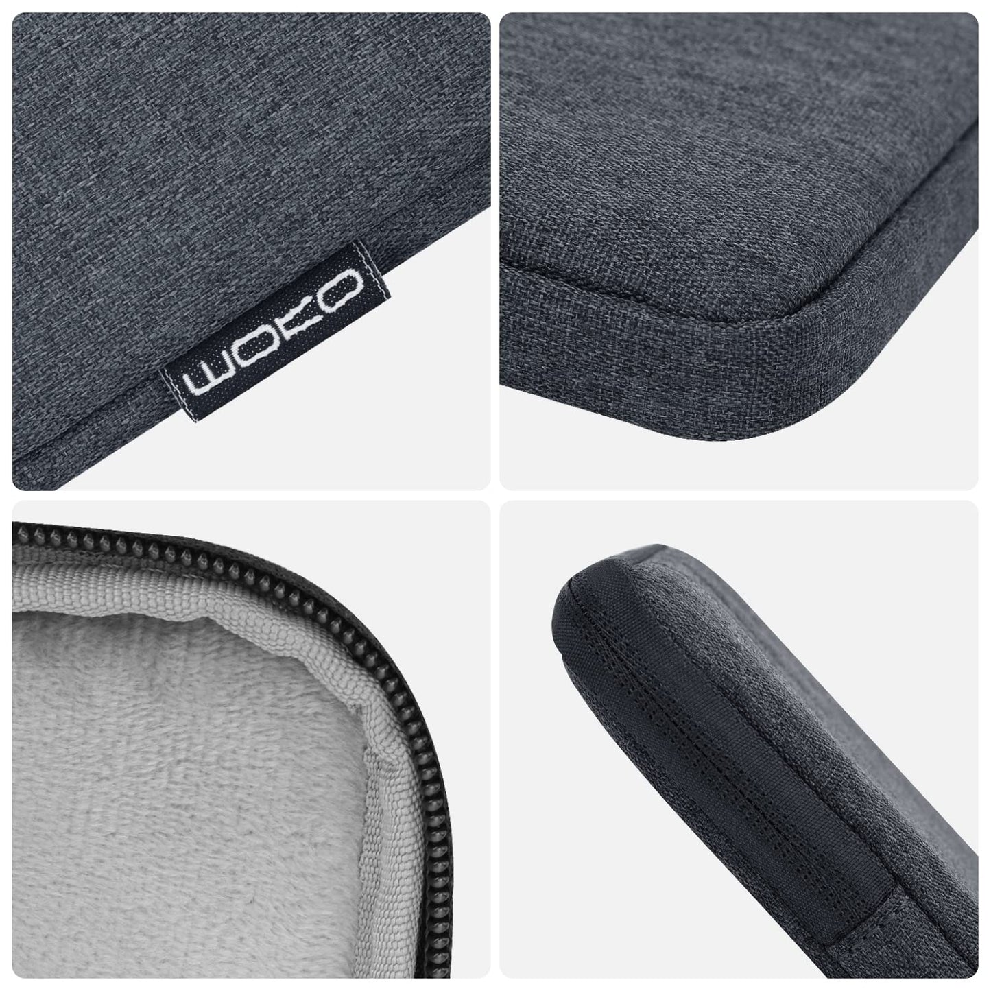MoKo 9-11 Inch Tablet Sleeve Bag Carrying Case Fits New 11inch iPad Air M4, iPad A16 2025, iPad Pro 11 M4, Air 5/4/3, iPad 10/9/8th Gen, Tab S8/S9 11", Tablet Carrying Case, Space Gray
