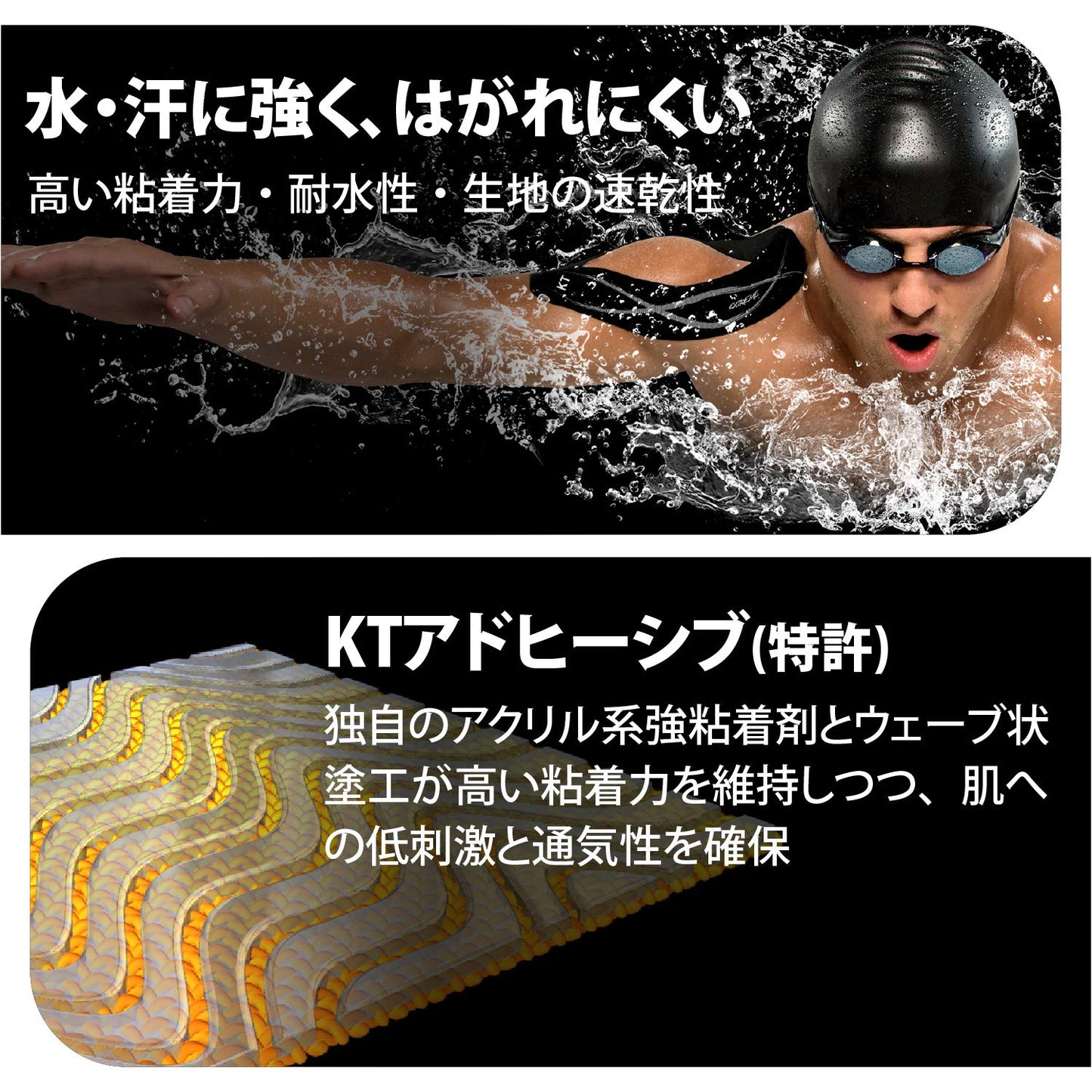 KT Tape, PRO Synthetic Kinesiology Athletic, 125' Uncut Roll, Stealth Beige