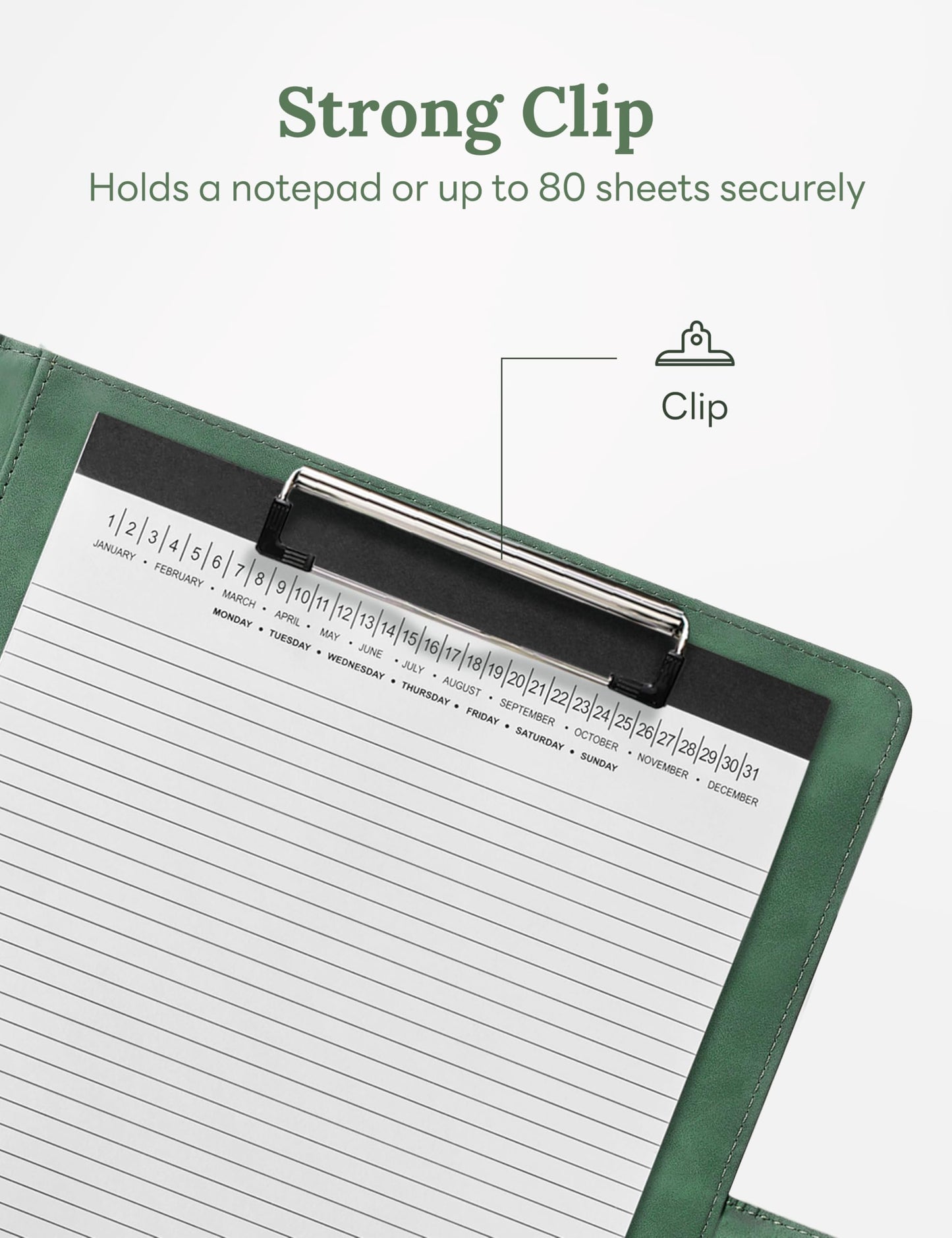Clipboard Folder Padfolio, Mymazn Writing Portfolio Faux Leather Clipboards with Cover for Legal Pad Holder Letter Size A4 8.5 x 11 for Business Conference Notepad Clip Boards