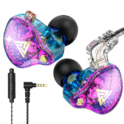 HJX QKZ AK6 Pro Wired IEM for Gaming Earbuds with MIC, in Ear Monitor Headphones, Deep Bass Sound, 1DD 11mm Dynamic Driver, IEM for Music Video Calling(Colors)