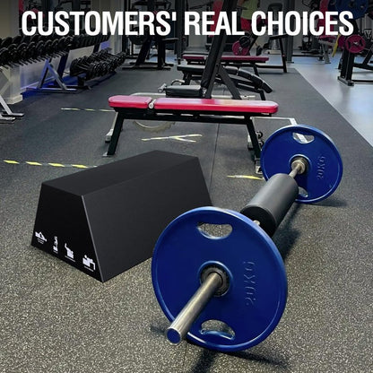 Mikolo Hip Thrust Bench, Hip Thrust Machine for Home Glute Training, Multifunctional Hip Thrust Box with Non-Slip Base, Glute Workout Equipment, 700LB Capacity, Core & Ab Exercises (Large)