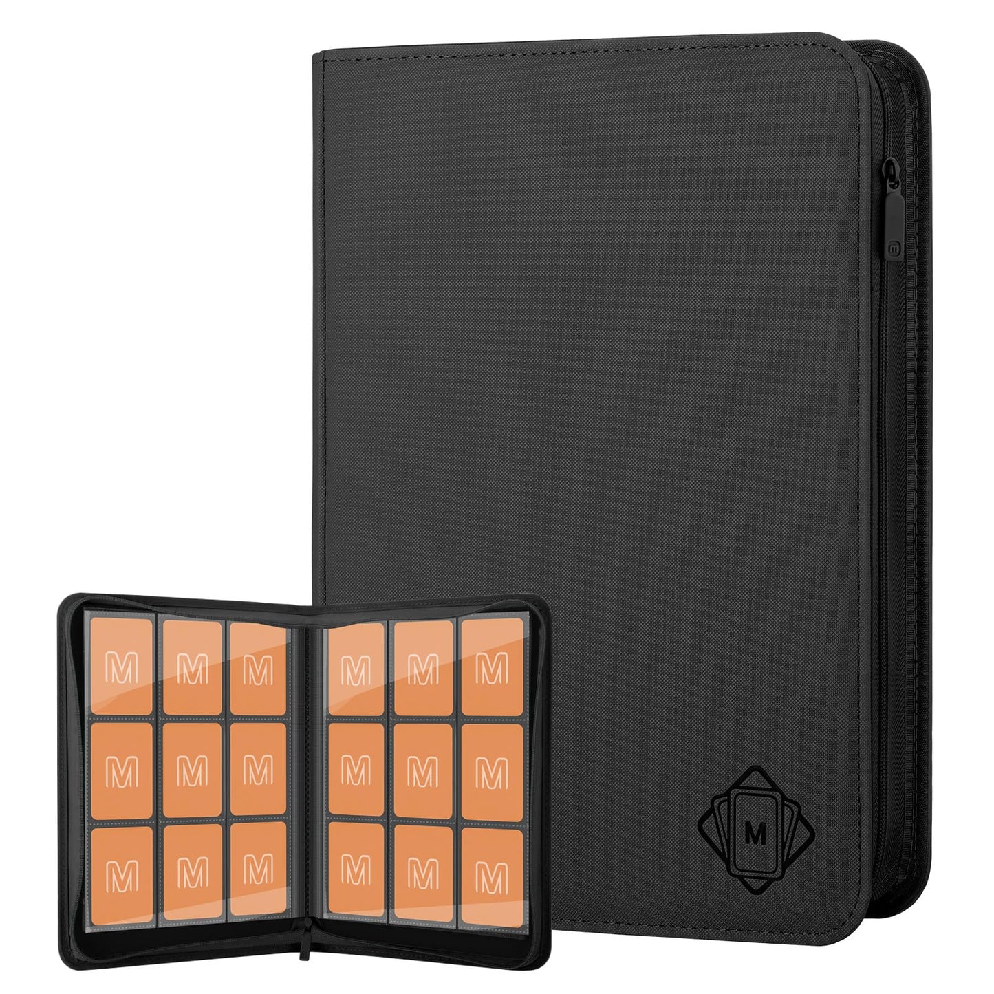 Trading Card Binder with 9 Side Loading Pocket Card Album Hold Up to 540 Cards PU Card Collection Binder, Collectible Albums Card Folder for MTG, TCG, Sports Cards