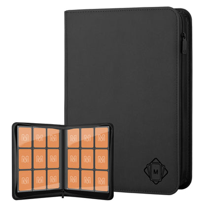 Trading Card Binder with 9 Side Loading Pocket Card Album Hold Up to 540 Cards PU Card Collection Binder, Collectible Albums Card Folder for MTG, TCG, Sports Cards