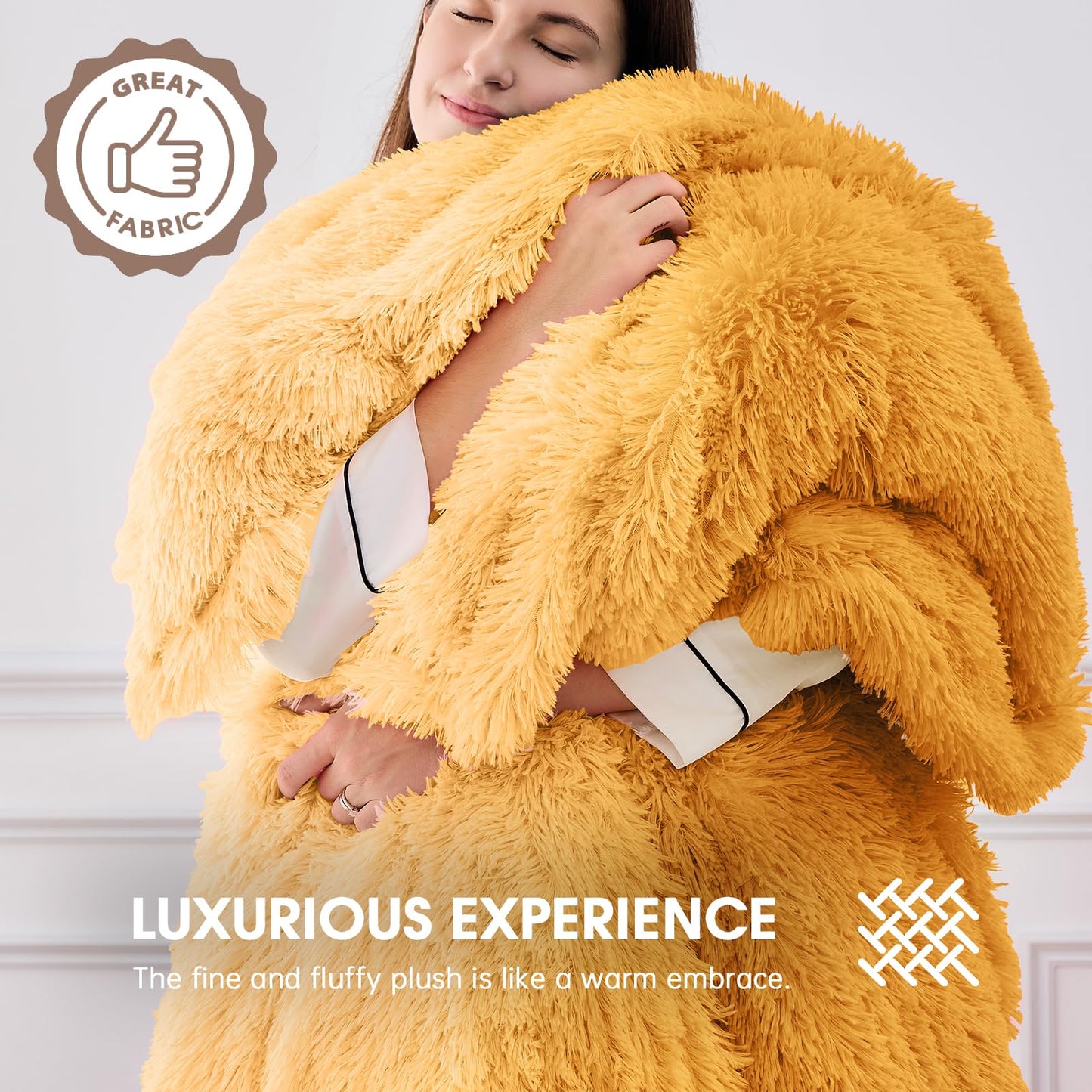 Heated Electric Blanket Throw,Warm Winter Birthday Gifts for Women Her Grandma-Faux Fur with Soft Sherpa,10 Heat Settings,5 Time Settings with Fast Heating, 50x60, Rainbow