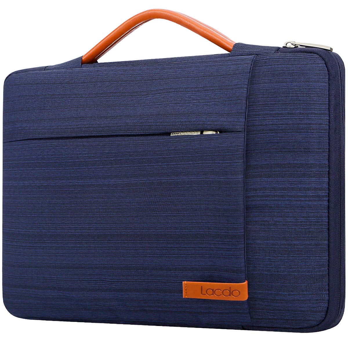 Lacdo 360° Protective 14 Inch Laptop Sleeve Case for HP Lenovo Dell ASUS Acer Chromebook 14 / HP Stream 14 / Dell Inspiron 14 / Lenovo IdeaPad 14 / Acer Spin 3 /ASUS ZenBook 14 Computer Bag, Blue