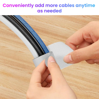LX IntMfr. Hook and Loop Cable Ties, Self Adhesive Hook and Loop Cable Straps, Sticky-back Cord Organizer, Cable Clip, Household & Office Essentials, 40Pcs per Pack