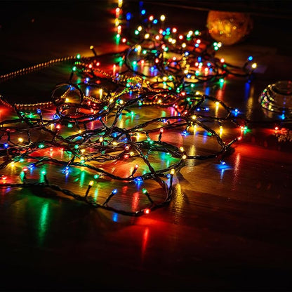 2 Pack Solar String Lights Outdoor, 200 LED Extra-Long 72FT Solar Powered Lights with 8 Lighting Modes, Waterproof Outdoor Lighting Decoration for Garden, Patio, Balcony, Xmas, Wedding, Party