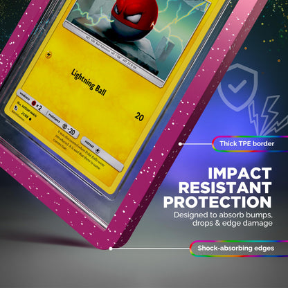 10 Pack Black Slab Guards Fits PSA Slabs - PSA Slab Protector Hard TPU PSA Slab Guard for Graded Cards – PSA Slab Bumper Guard for graded slabs – Slab Protector for PSA Cards