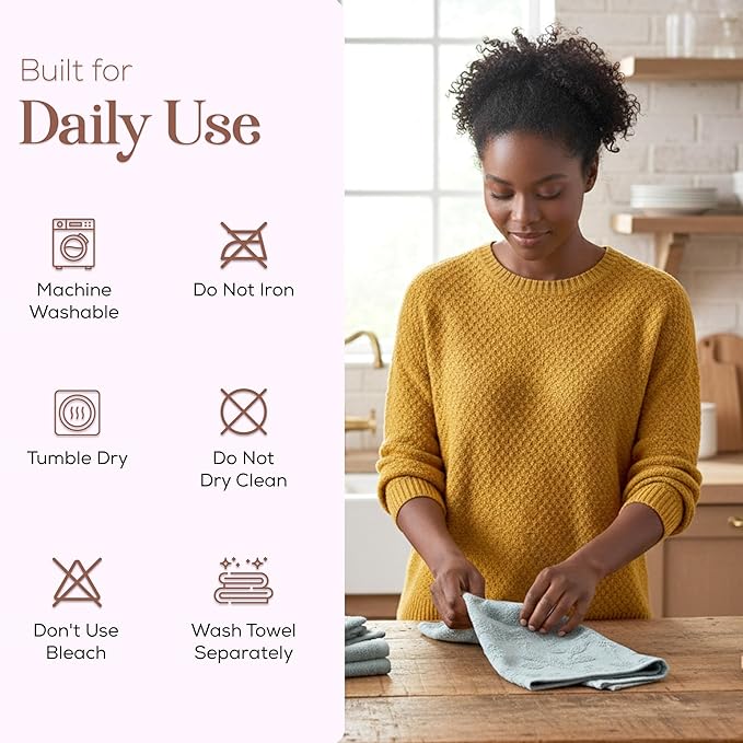 MosJos Kitchen Towels, 18 x 28 Kitchen Linens