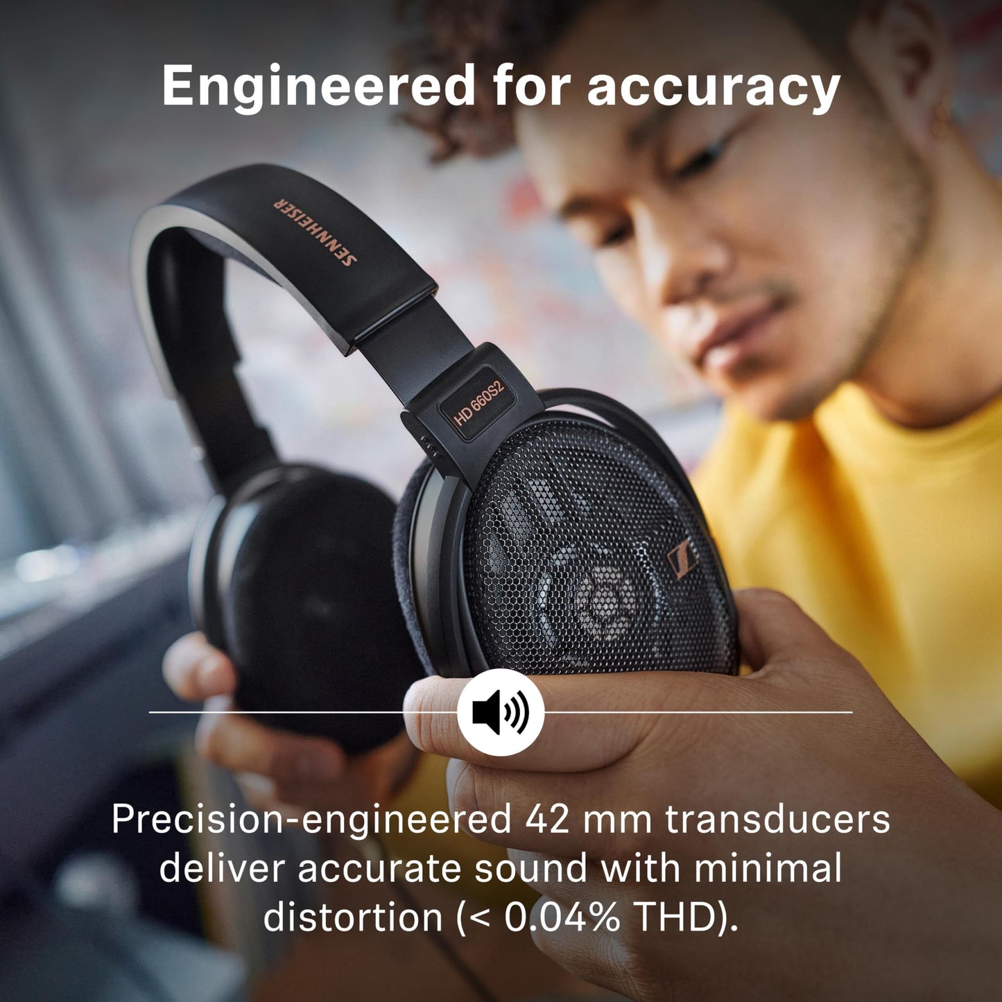 Sennheiser HD 660S2 - Audiophile Open-Back Over-Ear Headphones with Deep Bass Extension and Refined Acoustic Performance, Headphones for PC, Music, Gaming, Podcasts, Premium Black