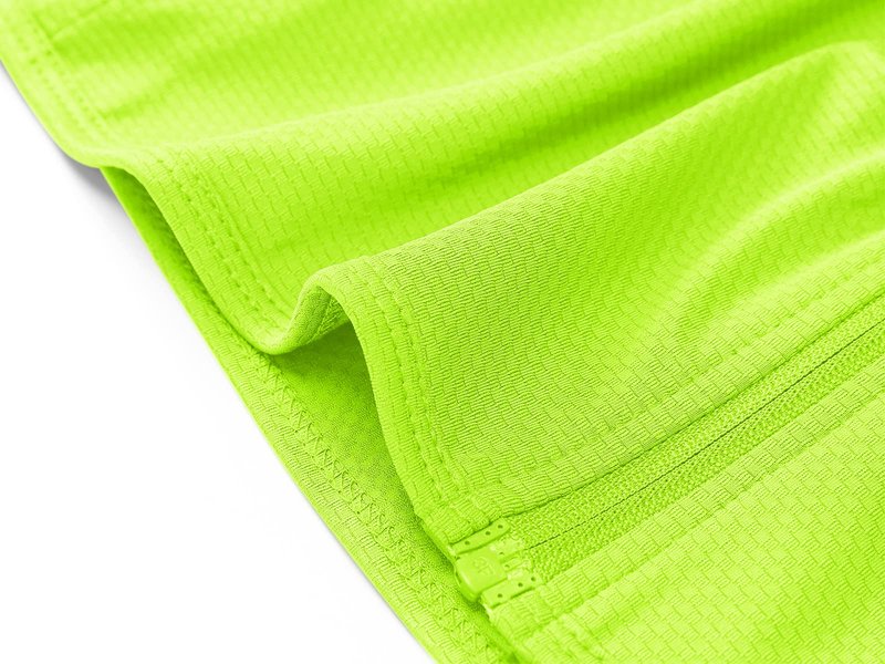 MAGCOMSEN Women's Lightweight Workout Jackets UV Protection Jacket Long Sleeve Shirts Running Fishing Hiking Shirts Fluorescent Yellow 2XL