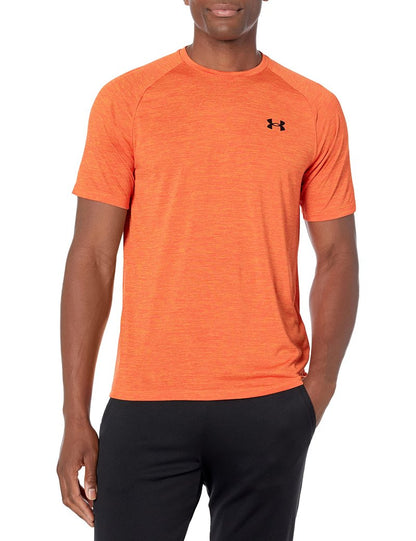 Under Armour Men's Tech 2.0 Short-Sleeve T-Shirt, (866) Orange Blast / / Black, Medium