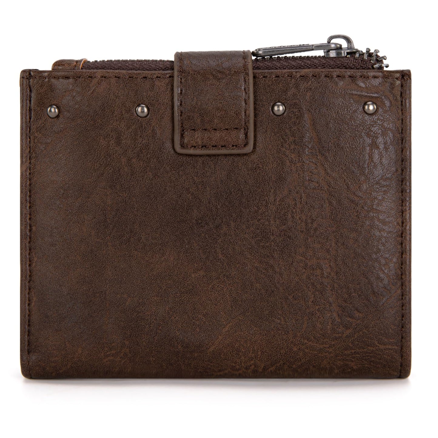 Montana West X Wrangler Womens Wallet Small Women's Wallets, Card Cases & Money Organizers Small Wallets Woman Bifold Credit Card Wallet with Removable ID Window